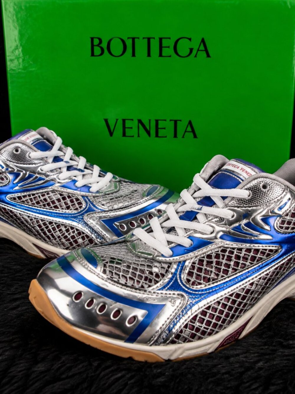 Bottega Veneta Technical Fishnet Orbit (Size M10.5)